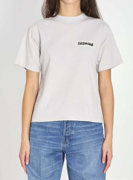 Balenciaga Cotton Jersey T-shirt White