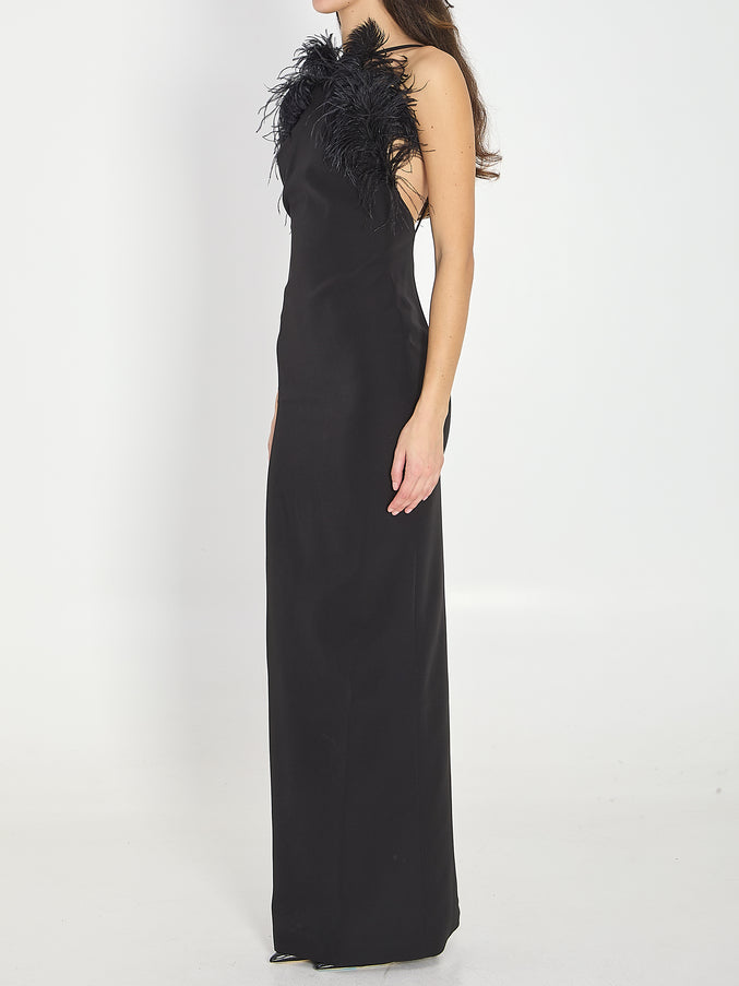 The Attico Black Maxi Dress