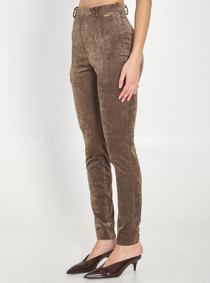 Gucci Stretch Velvet Leggings