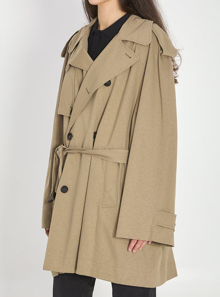 Balenciaga Short Cocoon Trench