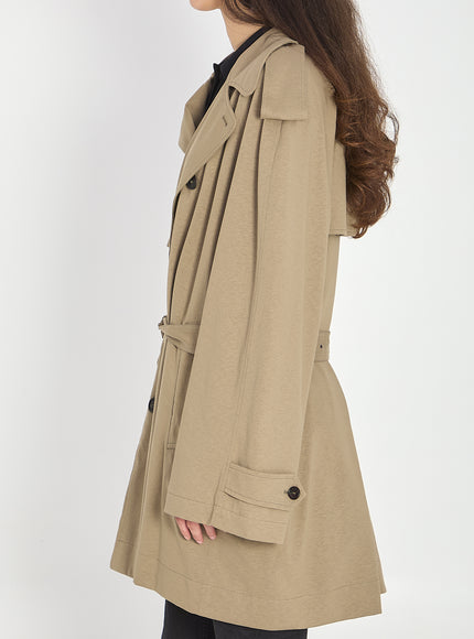 Balenciaga Short Cocoon Trench
