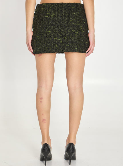 Gucci Bouclé Wool Skirt
