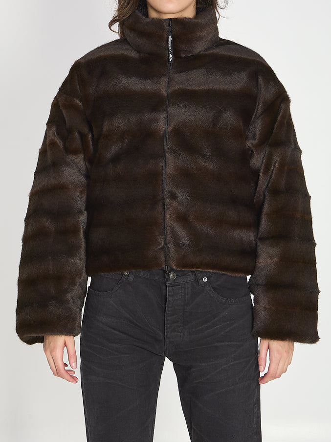 Balenciaga Reversible Ski Down Jacket Black