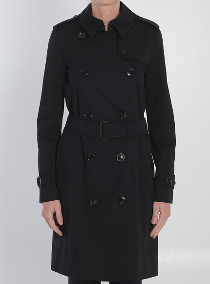 Burberry Heritage Kensington Trench Coat Black