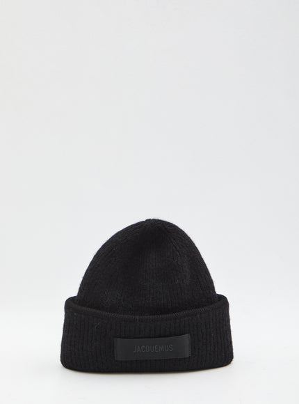 Jacquemus Gros Grain Beanie QT Black