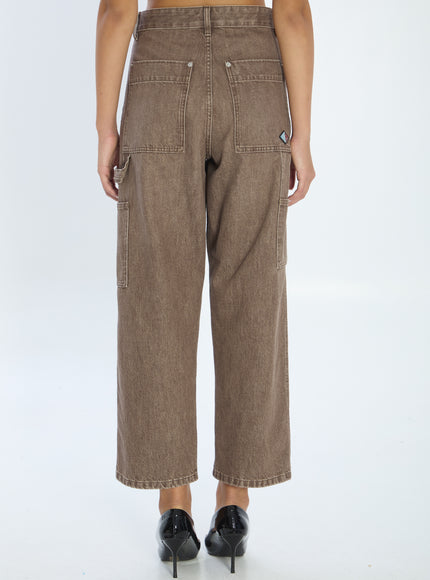 Bottega Veneta Brown Cargo Jeans