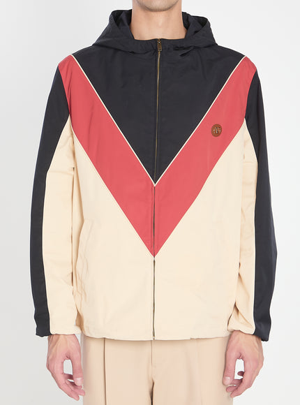 Valentino Garavani Vlogo Windbreaker Blue