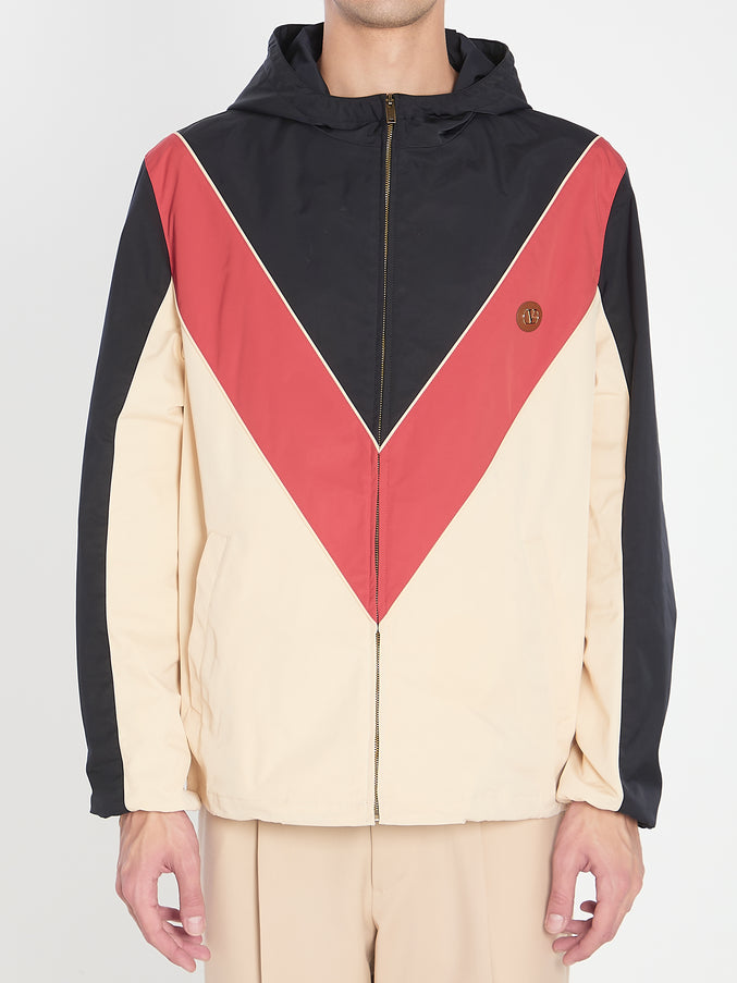 Valentino Garavani Vlogo Windbreaker Blue