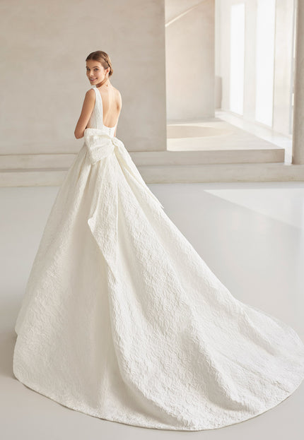 Rosa Clará Couture Bames Brocade Two-Piece Wedding Dress