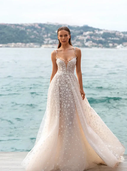 Surama Floral Tulle Bridal Gown