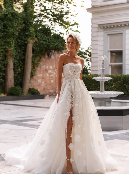 Panakeia – Strapless Sweetheart Ballgown Wedding Dress