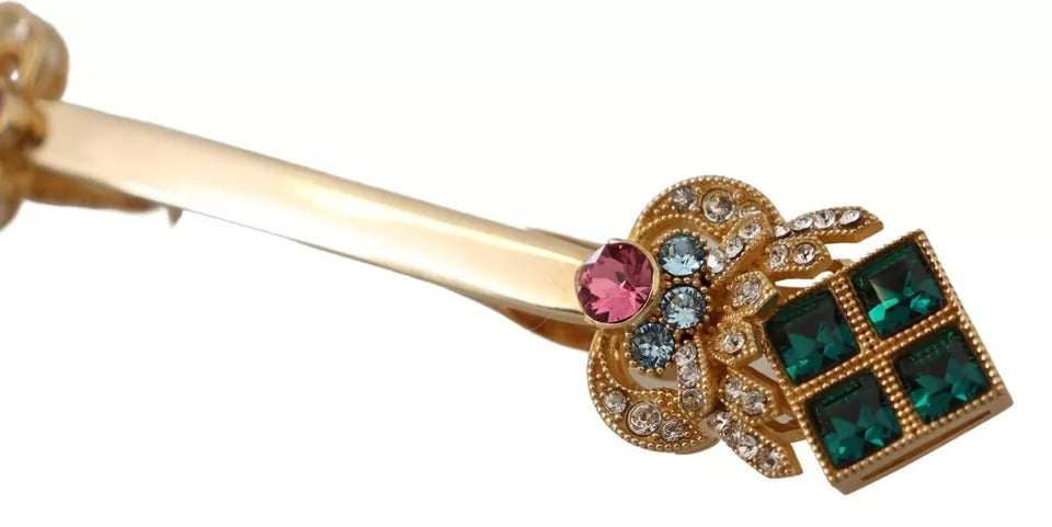 Dolce & Gabbana Crystal Collar Stop Brooch