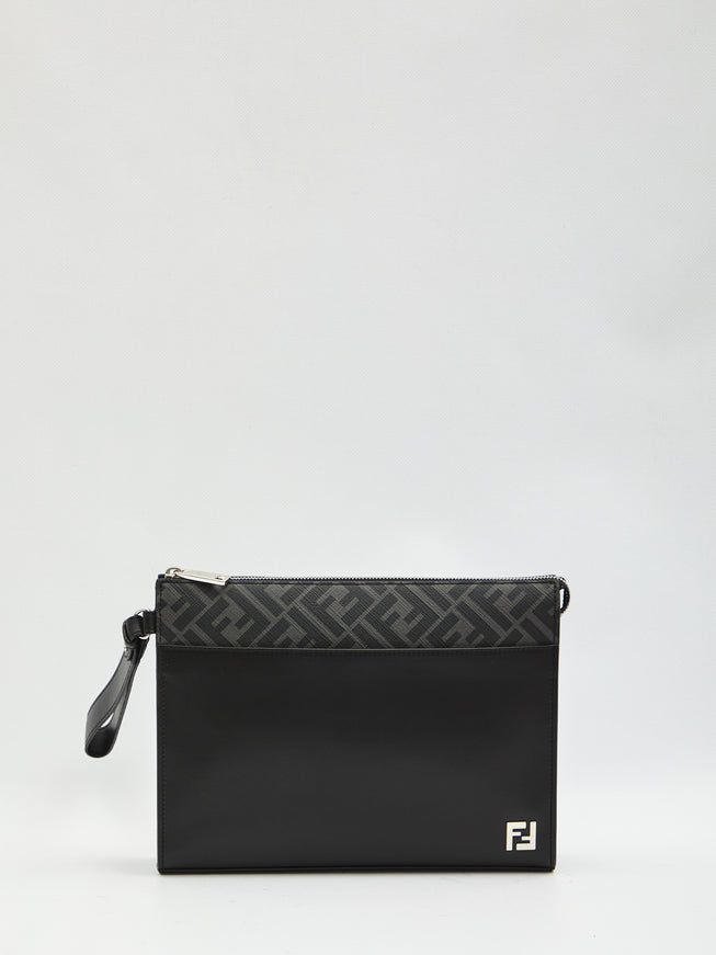 Fendi Squared Ff Cllutch QT Black