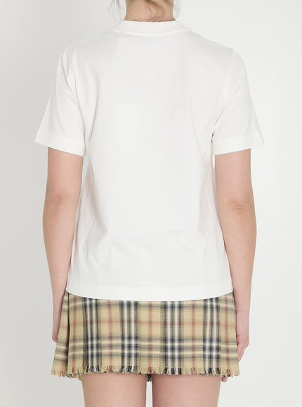 Burberry Check Cotton T-shirt