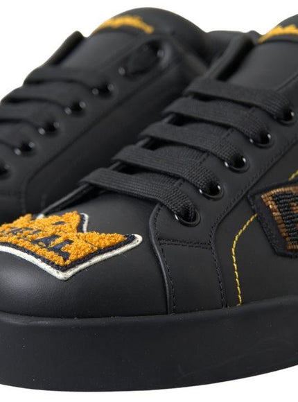 Dolce & Gabbana Men’s Portofino Prince Leather Sneakers