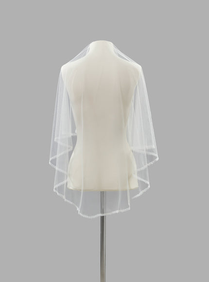 Rosa Clará Couture Soft Tulle Veil with Lace Trim