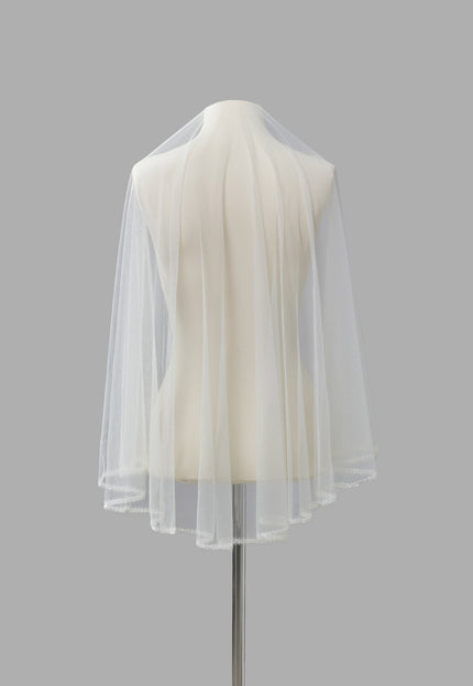 Rosa Clará Couture Soft Tulle Veil with Lace Trim