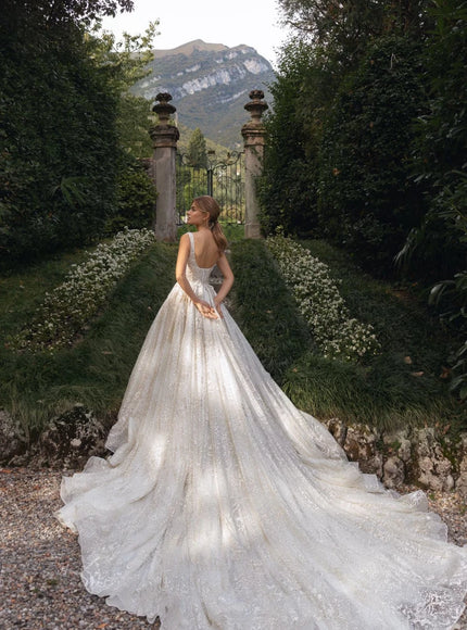 Allegra - Radiance V-Neck Beaded Wedding Gown