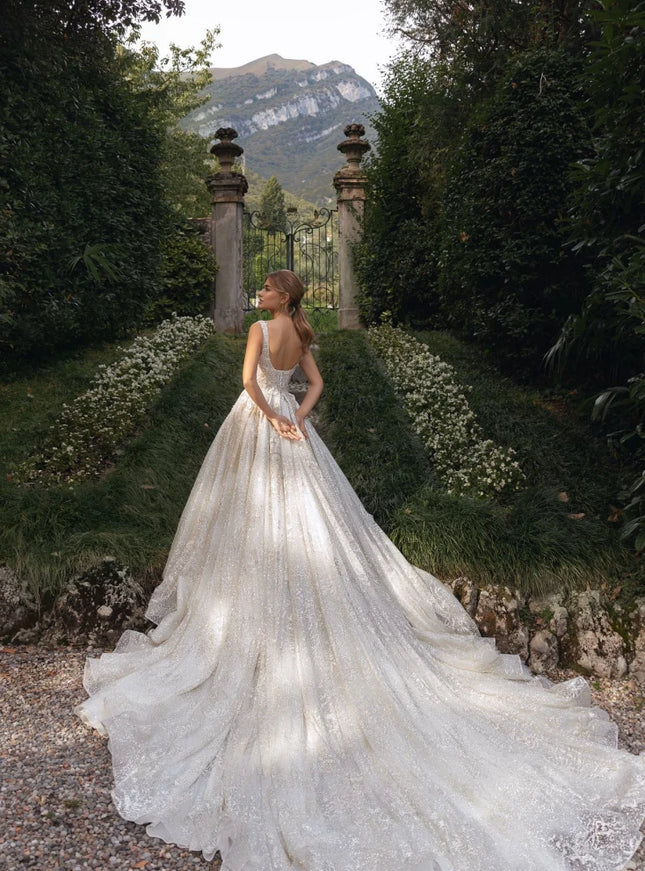 Allegra - Radiance V-Neck Beaded Wedding Gown