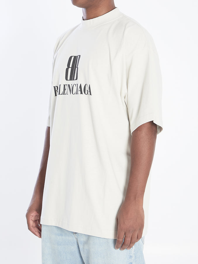 Balenciaga Bb T-shirt In Cotton