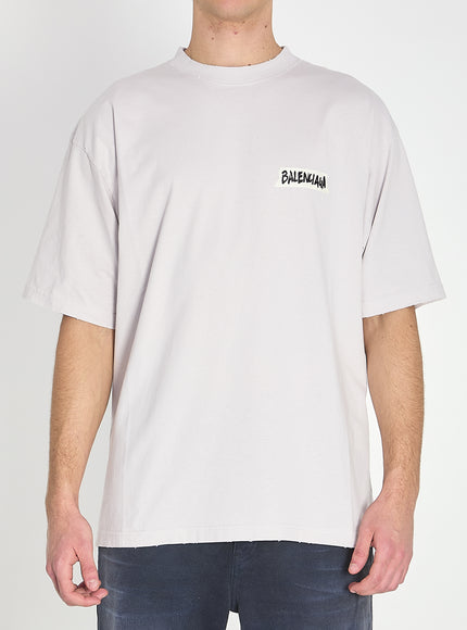Balenciaga Masking Tape T-shirt White