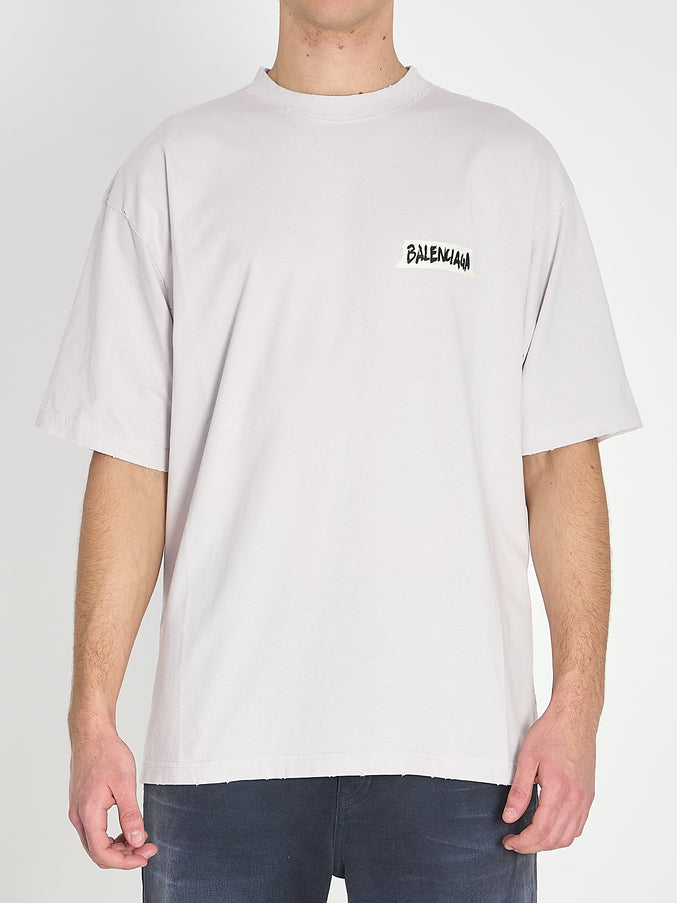 Balenciaga Masking Tape T-shirt White