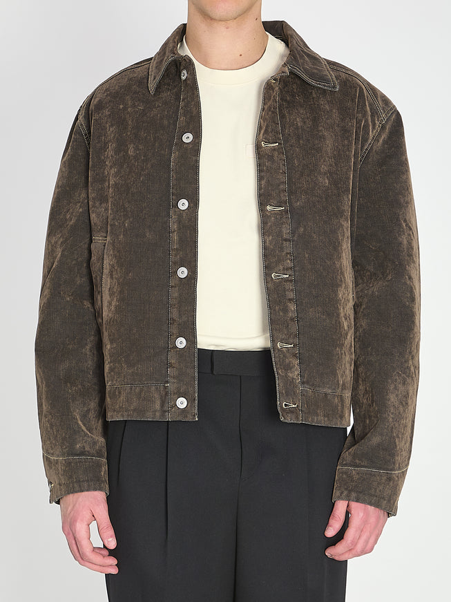 Jacquemus Mirada De-nimes Denim Jacket Green
