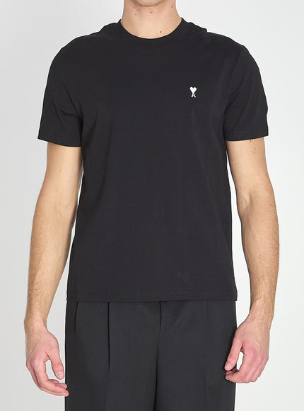 Ami Paris Ami De Coeur T-shirt Black