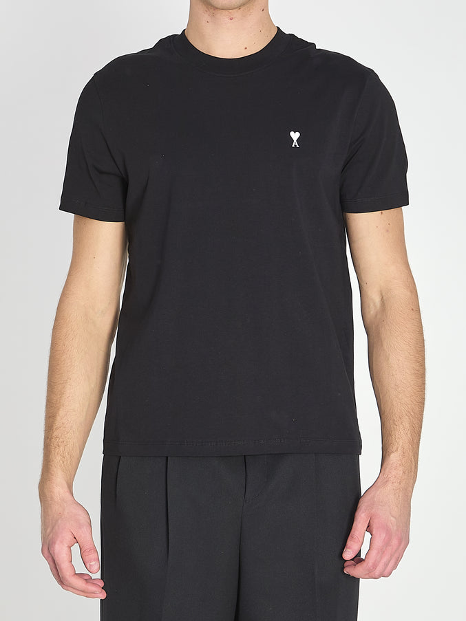 Ami Paris Ami De Coeur T-shirt Black