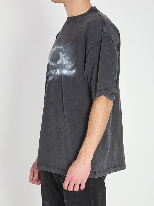 Balenciaga Washed Crayon Loop T-shirt