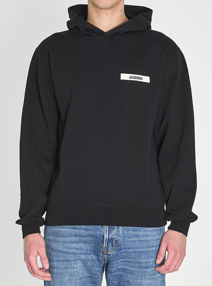 Jacquemus Gros Grain Hoodie Black