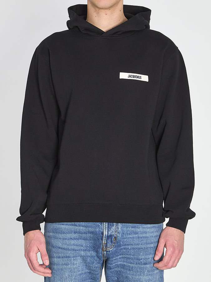 Jacquemus Gros Grain Hoodie Black