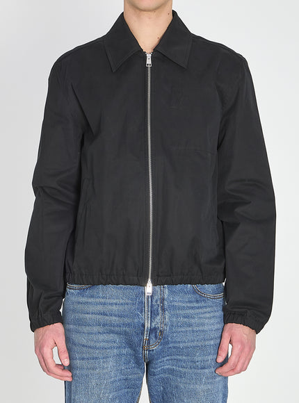 Ami Paris Ami De Coeur Zip Jacket Black