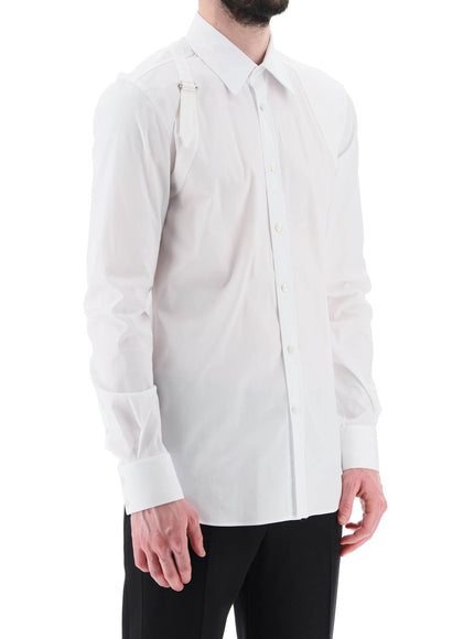 Alexander Mcqueen stretch cotton harness shirt