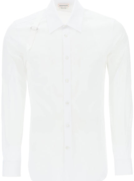 Alexander Mcqueen stretch cotton harness shirt