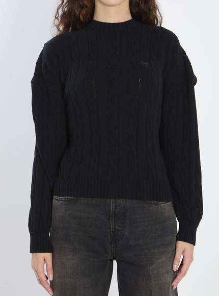Balenciaga Sweater With Logo Black