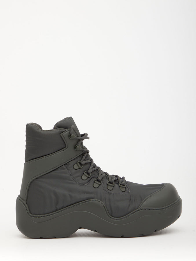 Bottega Veneta Puddle Bomber Booties Black