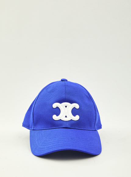 Celine Triomphe Baseball Cap Blue