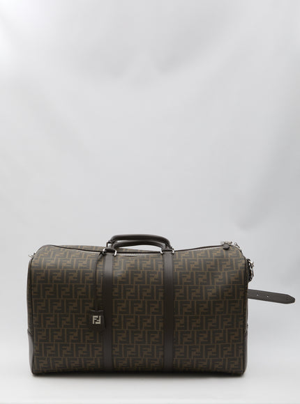 Fendi Large Boston Ff Duffle QT Beige