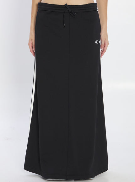 Balenciaga Loop Sports Icon Tracksuit Skirt Black