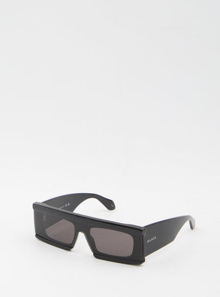 Alaia Mask Sunglasses QT Black