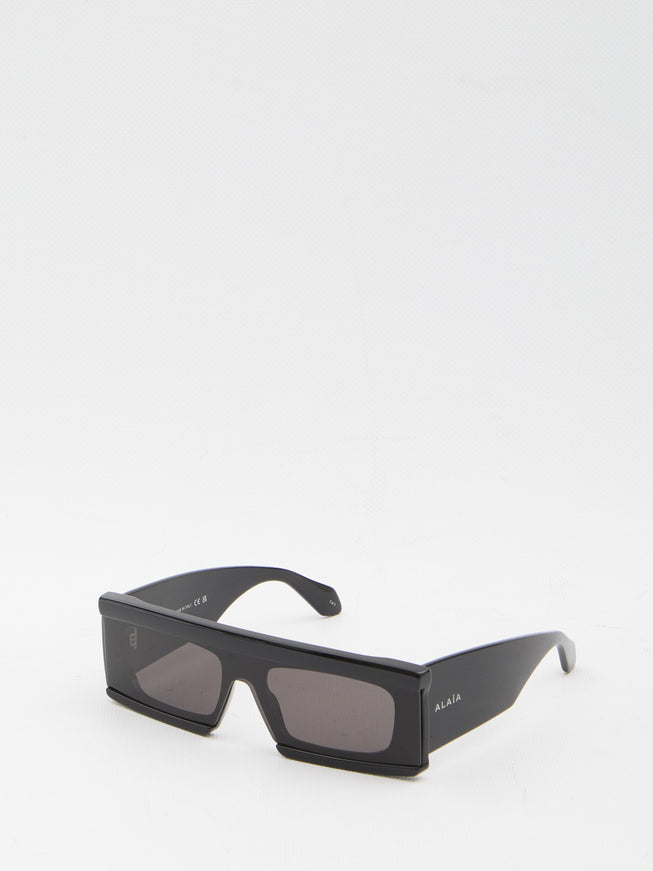 Alaia Mask Sunglasses QT Black