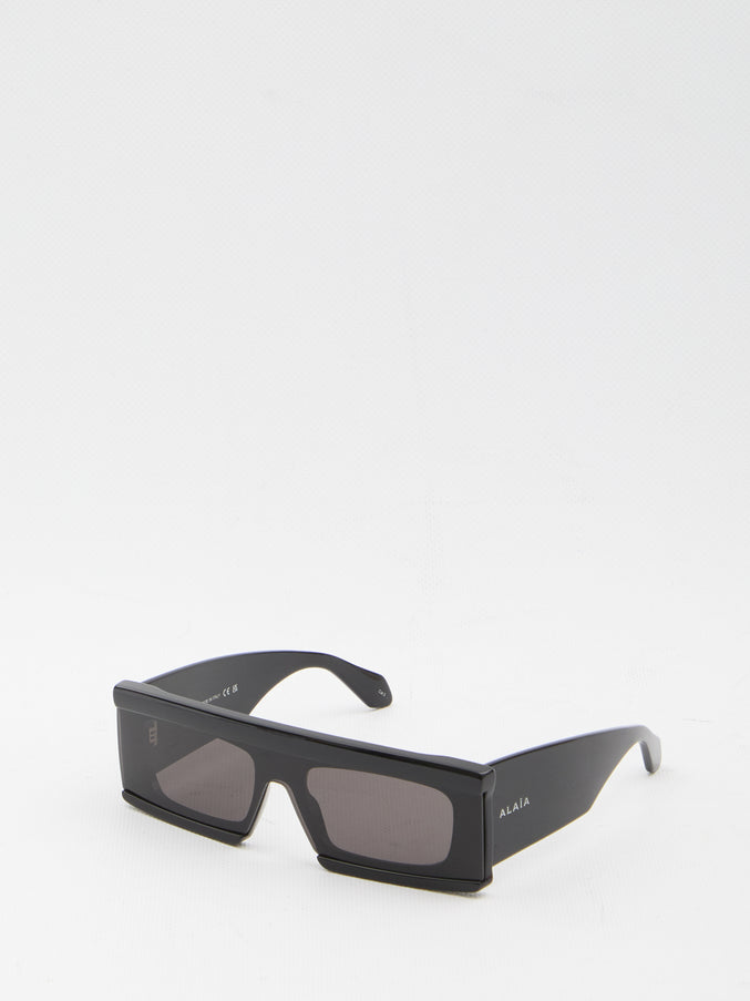 Alaia Mask Sunglasses QT Black