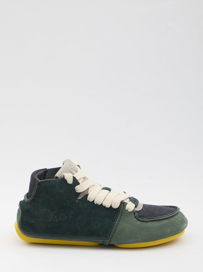 Dior Homme Lace-up Roadie Boot Green