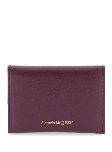 Alexander Mcqueen envelope skull card holder pouch