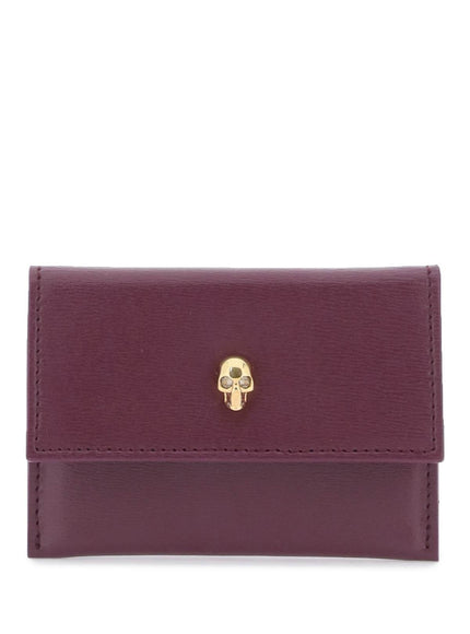 Alexander Mcqueen envelope skull card holder pouch