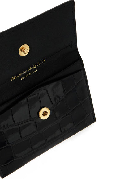 Alexander Mcqueen envelope skull cardholder