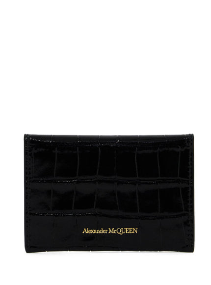 Alexander Mcqueen envelope skull cardholder