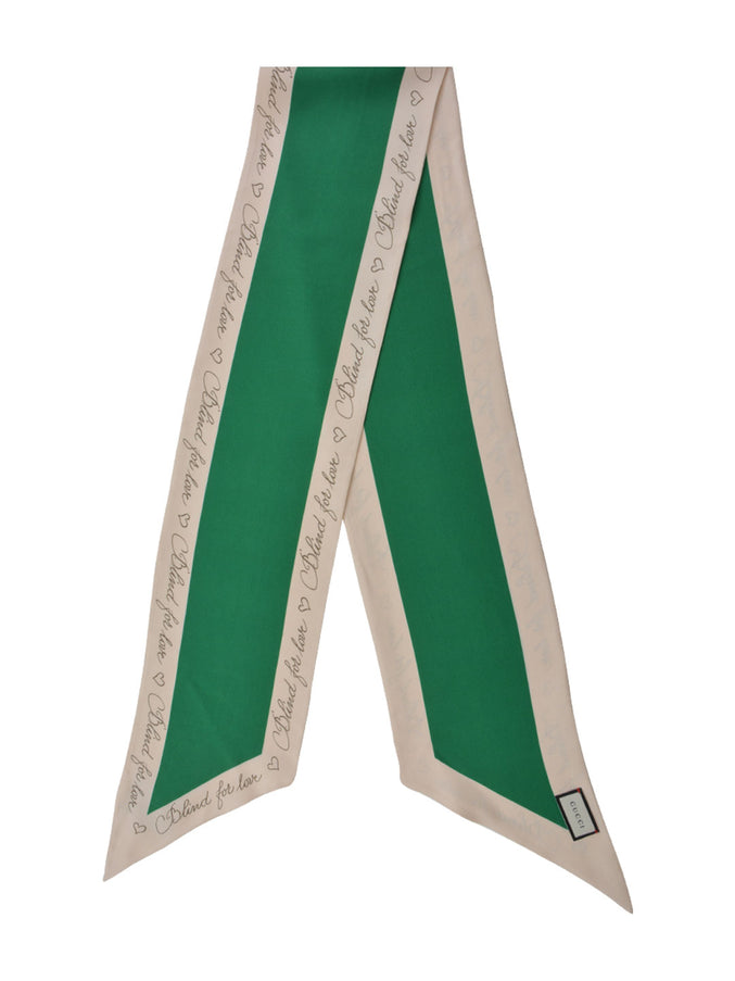 Gucci Blind For Love Scarf QT Green
