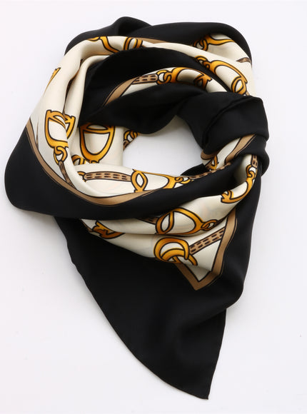 Gucci Silk Foulard QT White